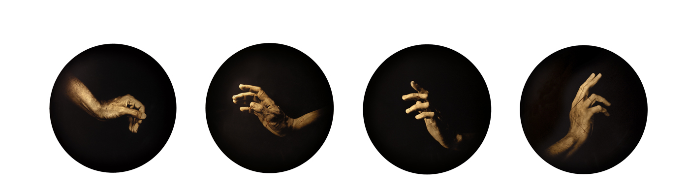 Estudio de la Anunciación de Botticelli<br/>Película orthocromática / Orthocromatic Print