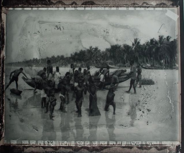 Retour de Pêche Assinie, Costa De Marfil, 1999<br/>Impresión de tintas de pigmentos / Inkjet 