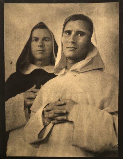 Monjes Cartujos, 1945<br/>Carbón directo / Direct charcoal