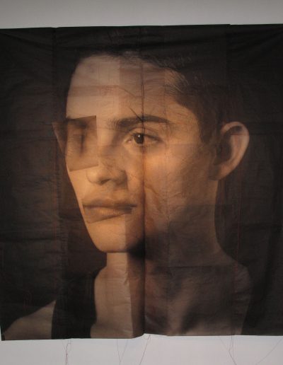 Luis González Palma. Untitled, Möbius.<br/>Impresión digital sobre papel de arroz / Inkjet print on rice paper. 

210 x 210 cm
