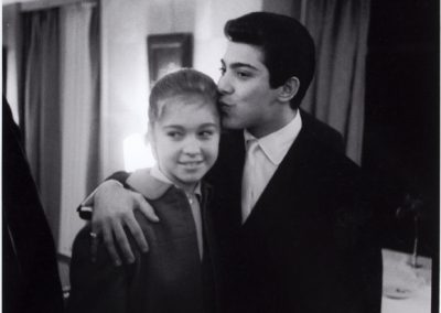 Francisco Ontañón. Paul Anka y Marisol en Hispavox. Madrid, 1962<br/>Gelatina de plata / Silver gelatin
