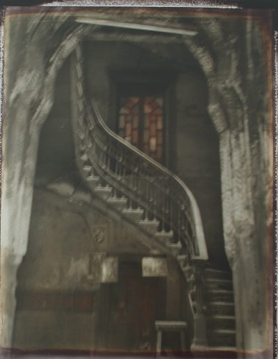 Maison de Linant de Bellefort, parrain de l'enfant de Gustav Le Gray, 2003. Interpretación II<br/>Copia de gelatina al clorobromuro de plata con virado mixto al selenio y al sulfuro realizada por la autora